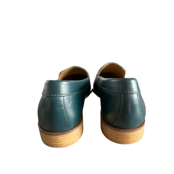 Everlane Womens Shoes The Modern‎ Loafer Ivy Green Leather Slip On Size 5 - Picture 4 of 6